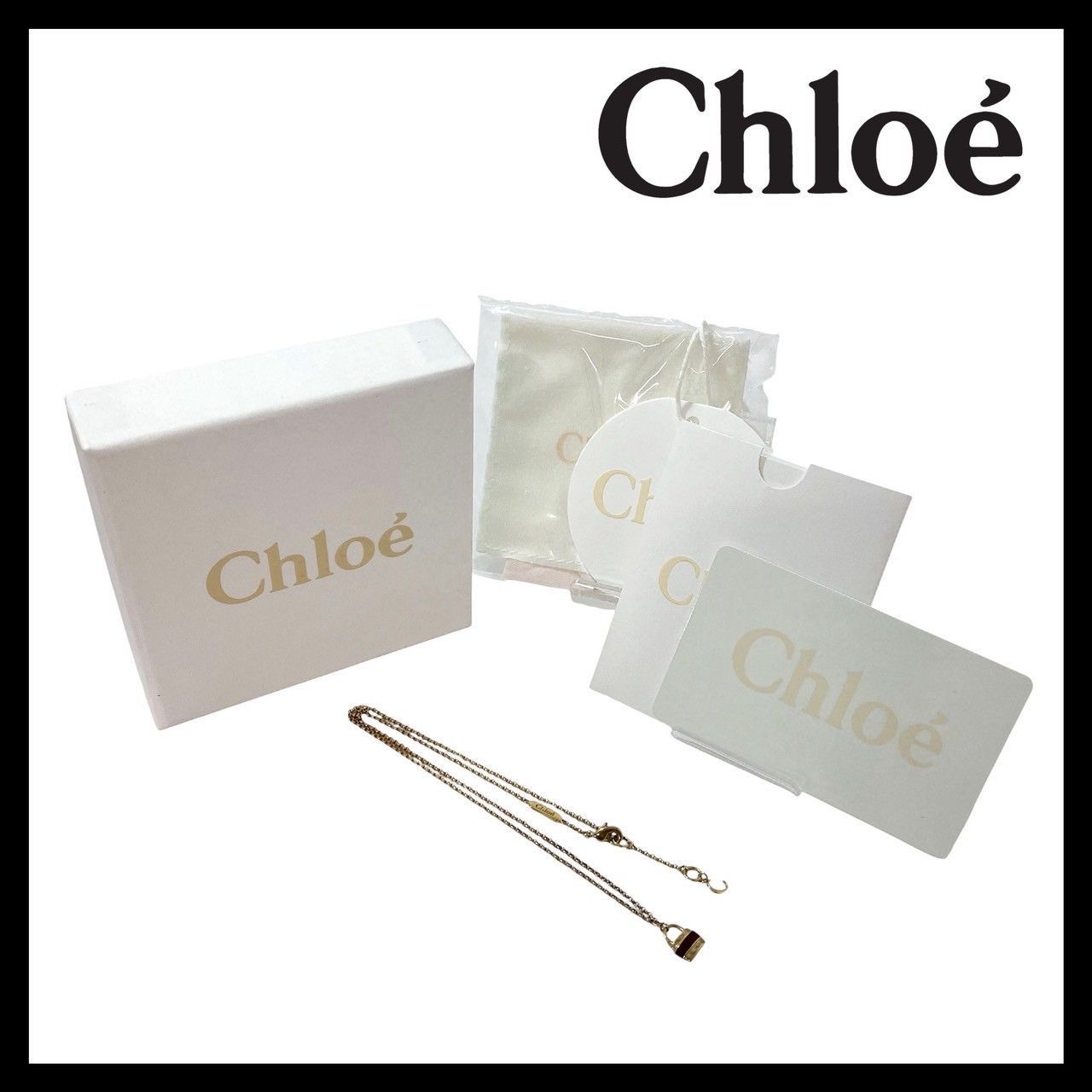 CH【Chloe】パディントン ネックレス カデナ パドロック/南京錠