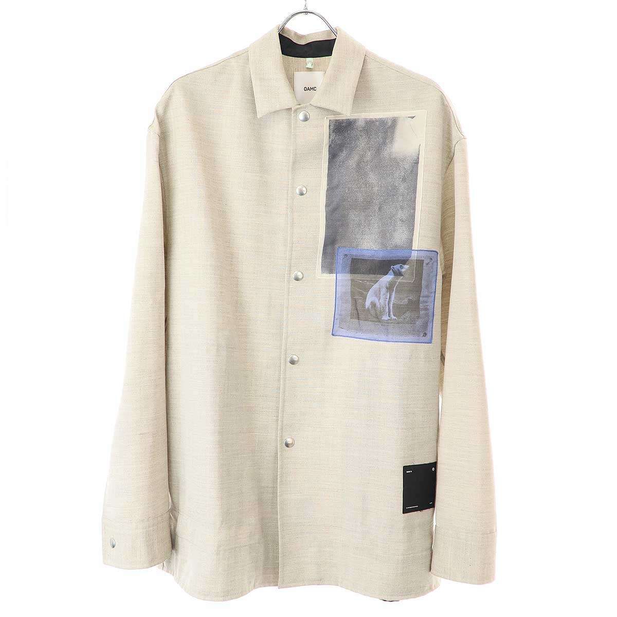 OAMC オーエーエムシー 21AW JAMMER SHIRT グラフィックパッチ 