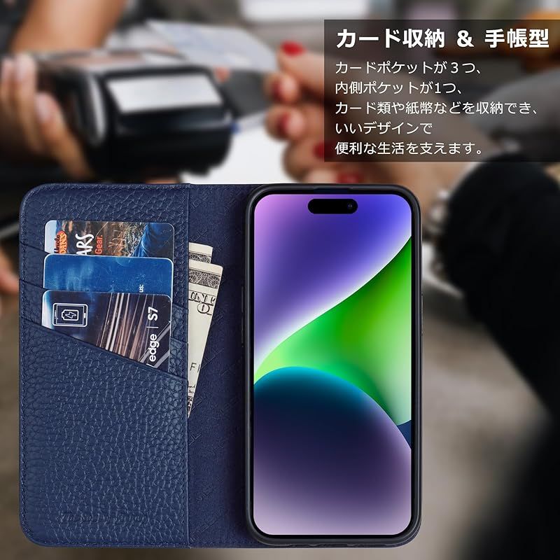 ベルルッティ 手帳 iPhoneケース14PRO 15PRO 15Pro「iPhone 15Pro