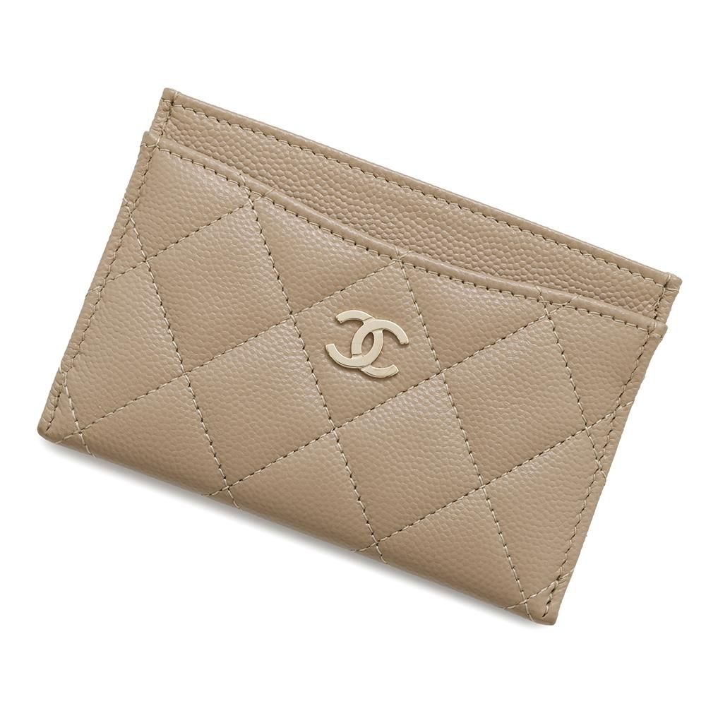 シャネル カードケース クラシック マトラッセ ココマーク キャビアスキン AP0213 CHANEL 定期入れ