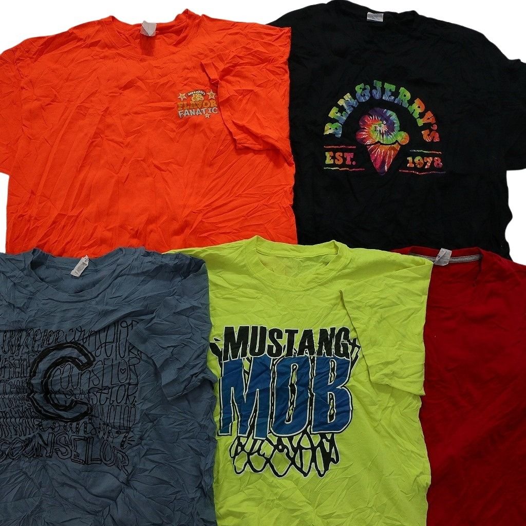 古着卸 まとめ売り カラーMix プリント 半袖Tシャツ 20枚セット 古着卸 まとめ売り カラーMix プリント 半袖Tシャツ 20枚セット