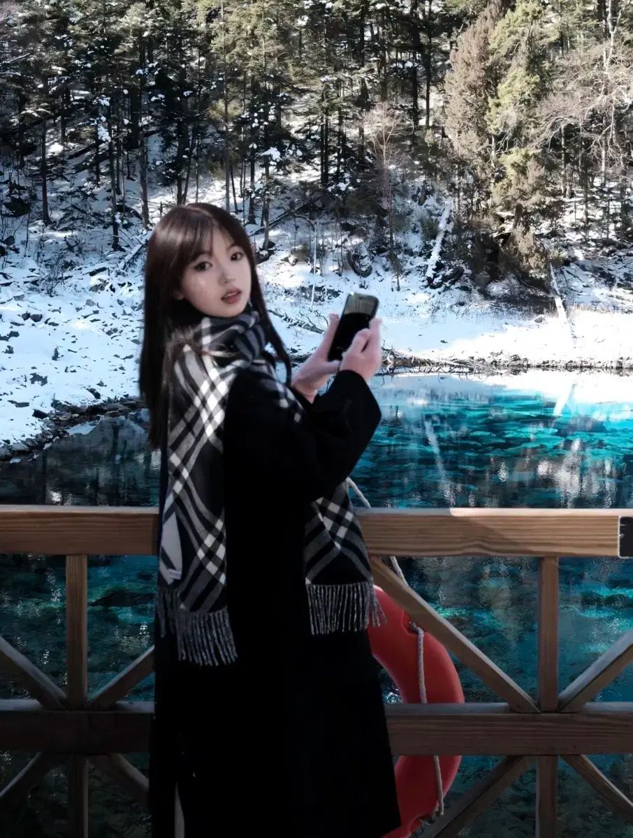 BURBERRY カシミアマフラー ネイビー×ホワイト×レッドチェック バーバリー BURBERRY マフラー ネイビー チェック カシミア レディース