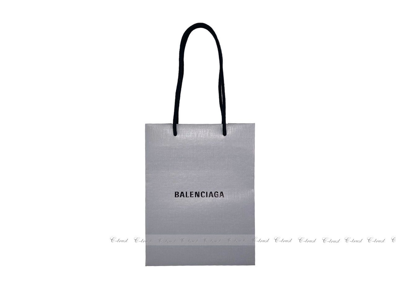 BALENCIAGA バレンシアガ ショッパー SHOPPER バッグ BAG プレゼント ギフト 紙袋 ブランド 新品 未使用 26×20×10 ★ グレー bal33a