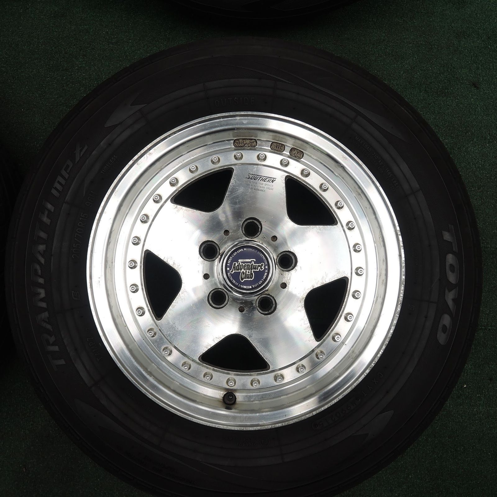 送料無料]4本価格☆Adventure Club 205/70R15 トーヨー トランパス MPZ 
