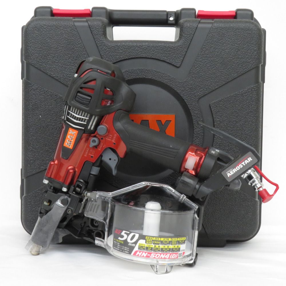 MAX マックス ブラットネイラ 高圧 中古品 MAX マックス 75mm 釘打機 高圧コイルネイラ スーパーネイラ エアロ