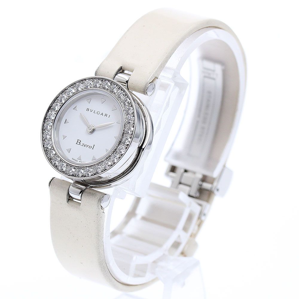 BVLGARI ブルガリ ブルガリブルガリ 12Pダイヤ ブラック文字盤 SS