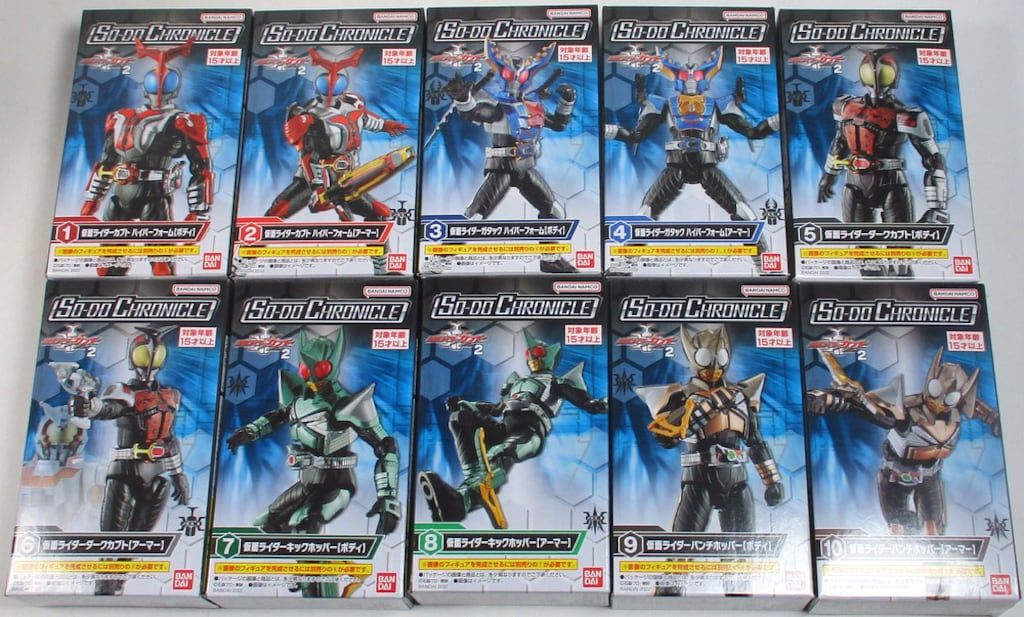 バンダイ SO-DO CHRONICLE 仮面ライダーカブト2 仮面ライダーカブト 全10種セット SO-DO CHRONICLE 仮面ライダーカブト2