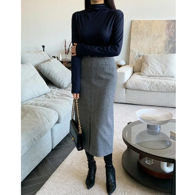 ロングスカート タイト