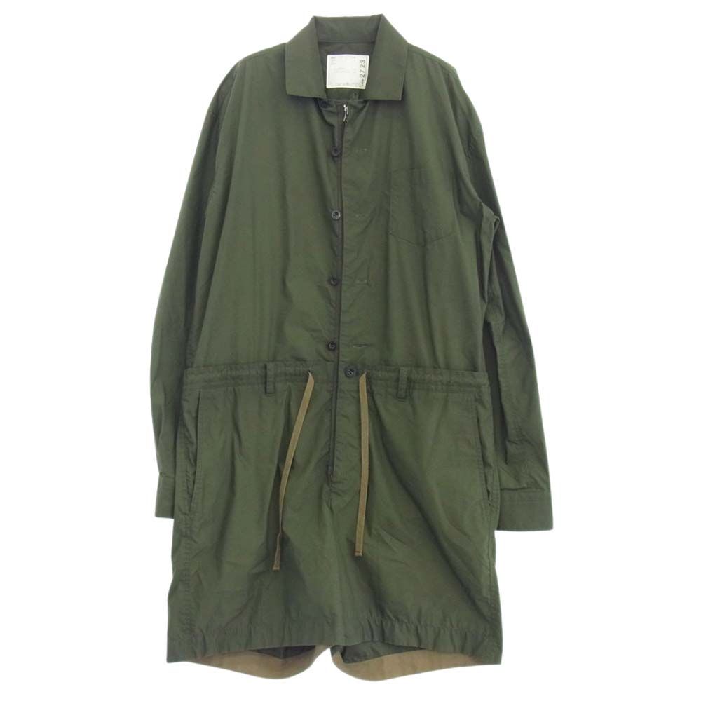 Sacai サカイ 22-02723M Cotton Weather Jumpsuits ジャンプ スーツ オールインワン ハーフパンツ ショーツ  2【中古】 - メルカリ