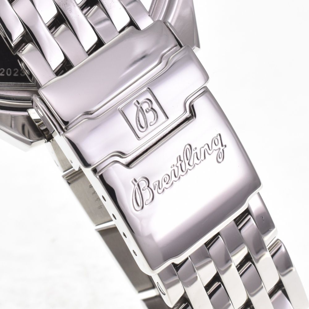 ブライトリング A 41360 クロノマチック クロノグラフ デイト 自動巻き メンズ 箱 保証書付き I 142508