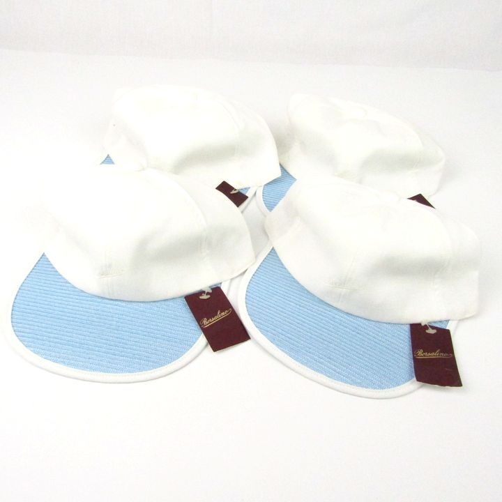 ボルサリーノ キャップ 4点セット 帽子 まとめて ブランド レディース 52cmサイズ Borsalino