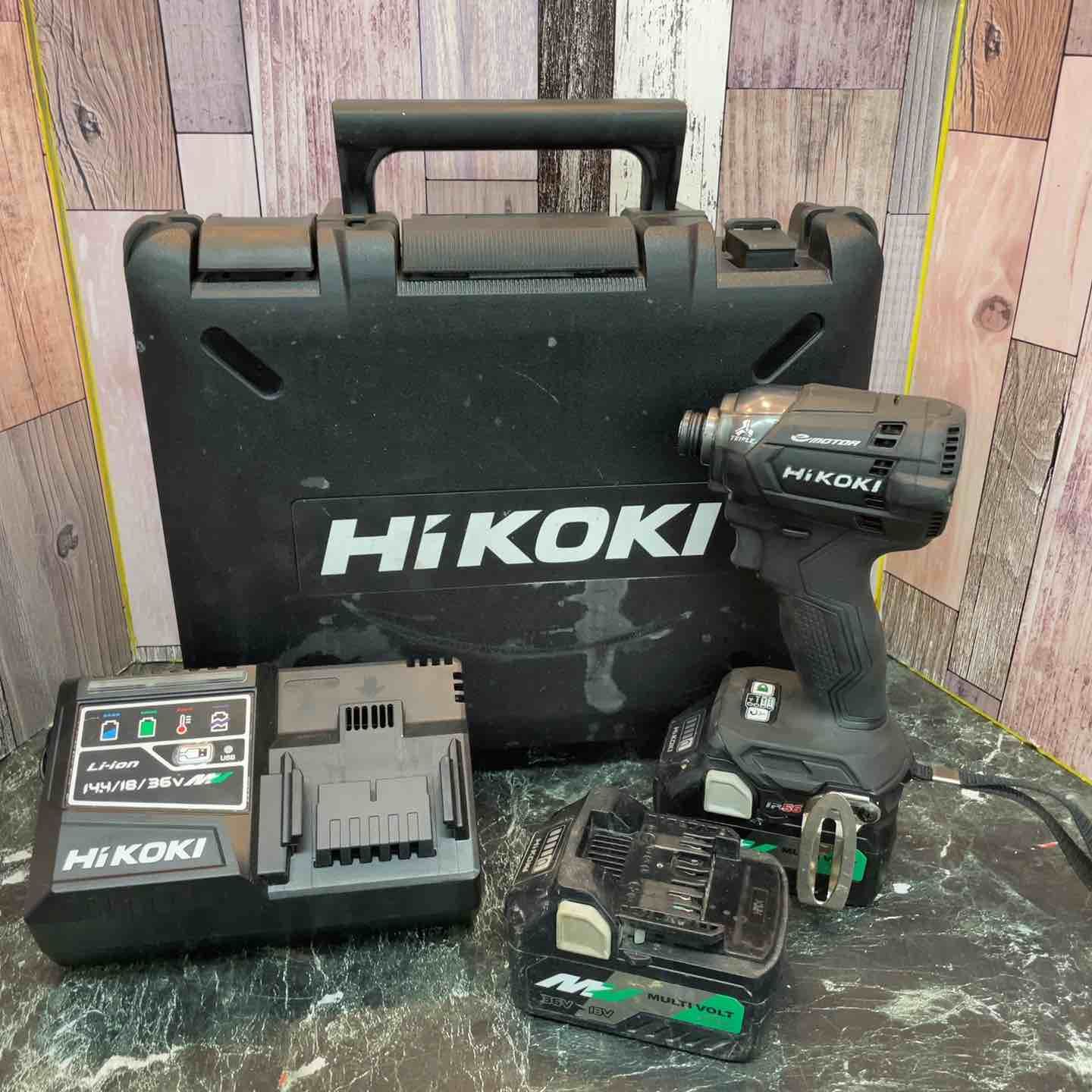 ♭♭HiKOKI ハイコーキ 18Vコードレスインパクトドライバ 充電器・充 