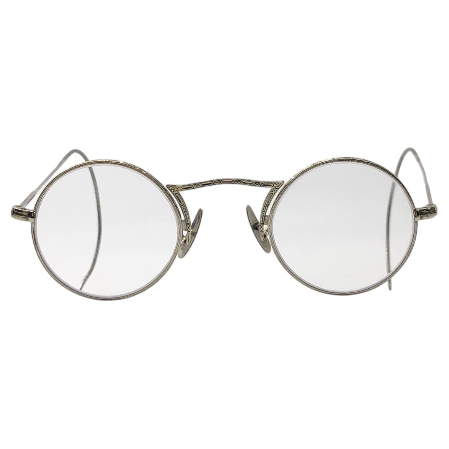 American Optical(アメリカン オプティカル) 30's BRANDONE vintage glasses ヴィンテージ メガネ シルバー 眼鏡 サングラス