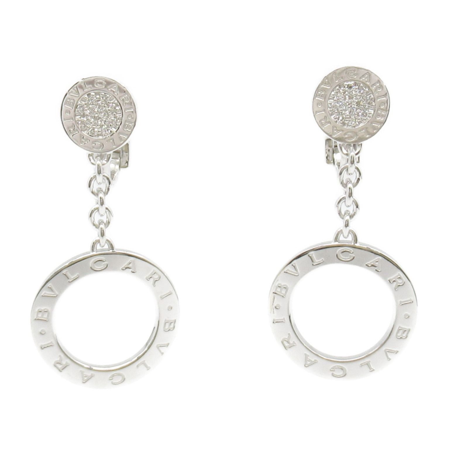 ブルガリ BVLGARI 750WG ホワイトゴールド ダイヤ インコントロ