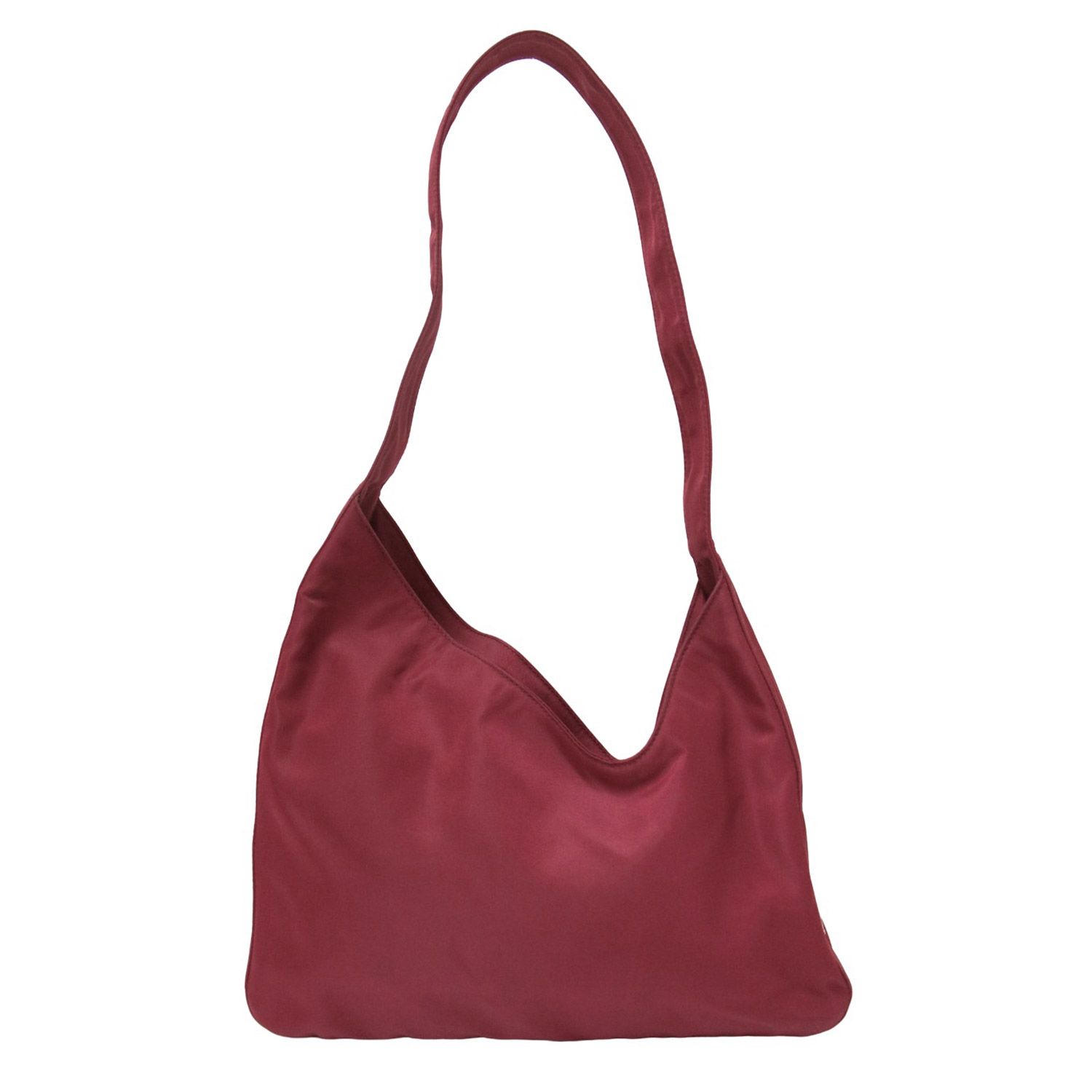 PRADA プラダ バッグ ワンショルダー レッド 赤 ナイロン 三角プレート