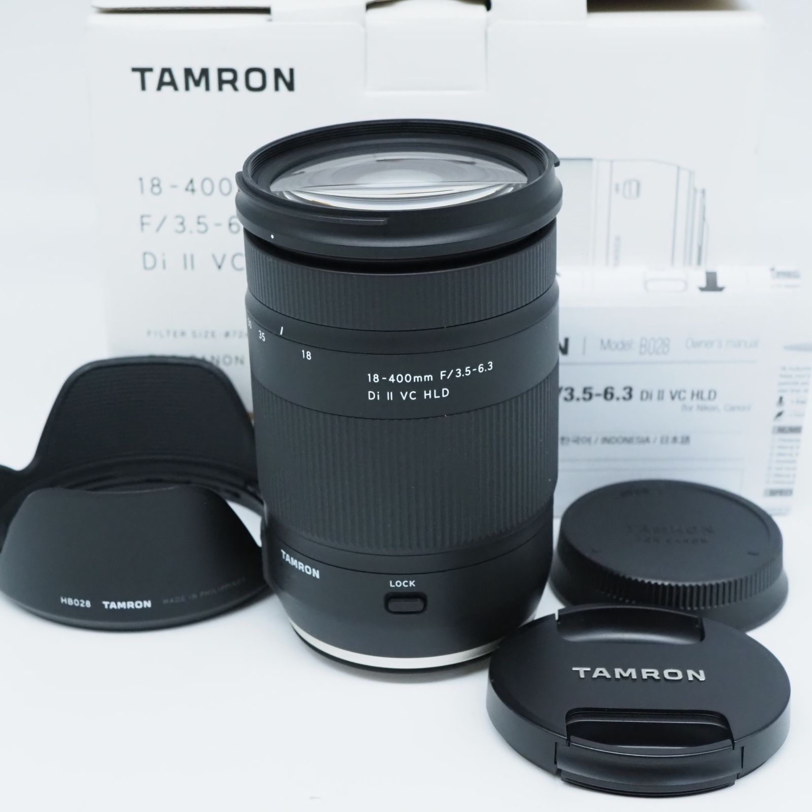 □極上品□ TAMRON 18-400mm F3.5-6.3 Di II VC HLD キヤノン用 Model B028 - メルカリ