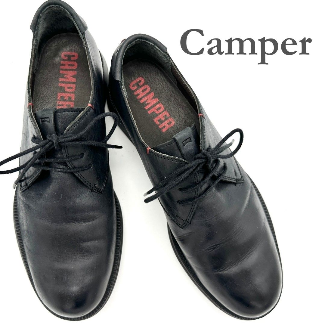 Camper ドレスシューズ レースアップ レザー ブラック 769A