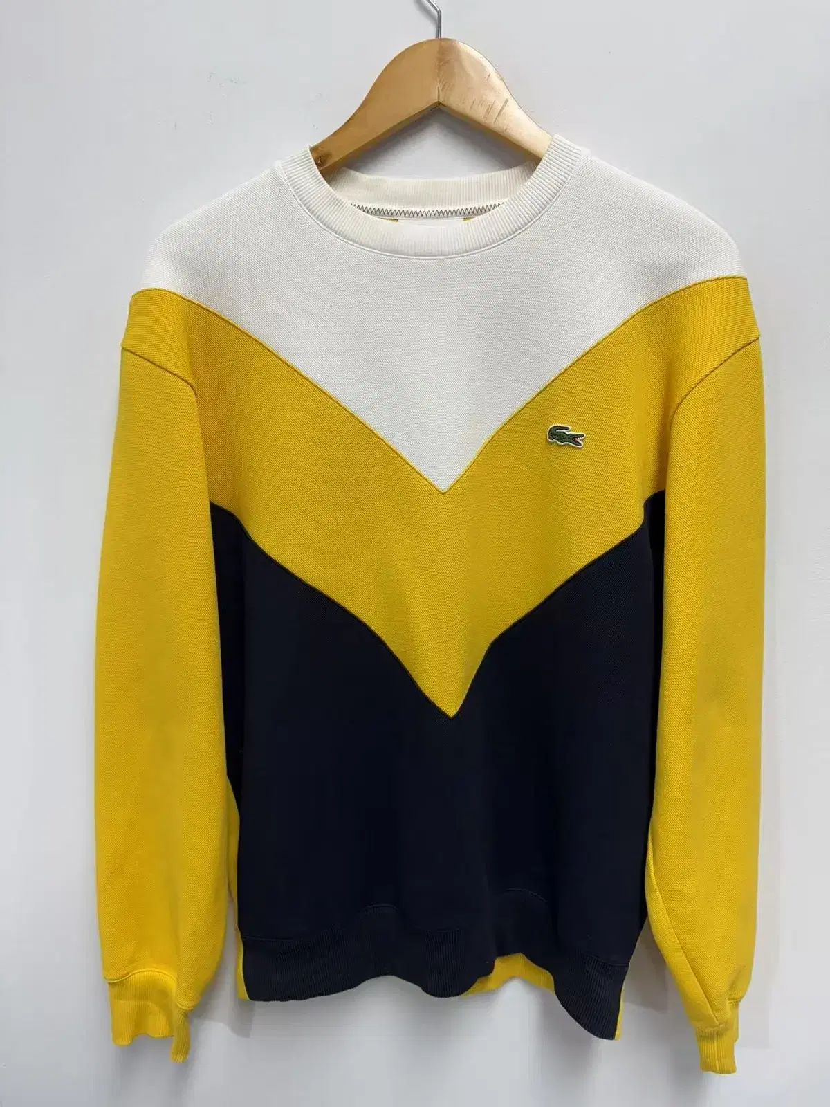 LACOSTE ラコステ ブロック スウェットシャツ SH2185 ー 20C M サイズ