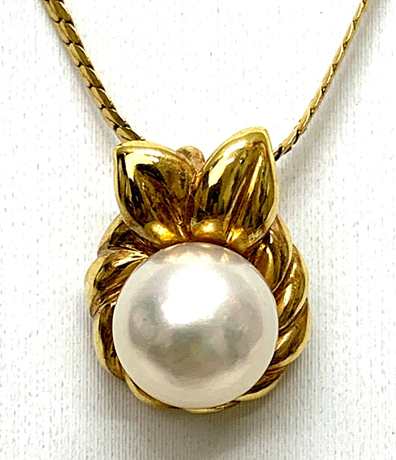 K18 Christian Dior クリスチャン ディオール パールネックレス 40cm