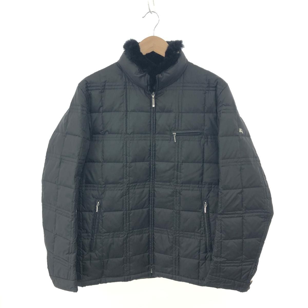 BURBERRY BLACK LABEL バーバリーブラックレーベル ファー付き 