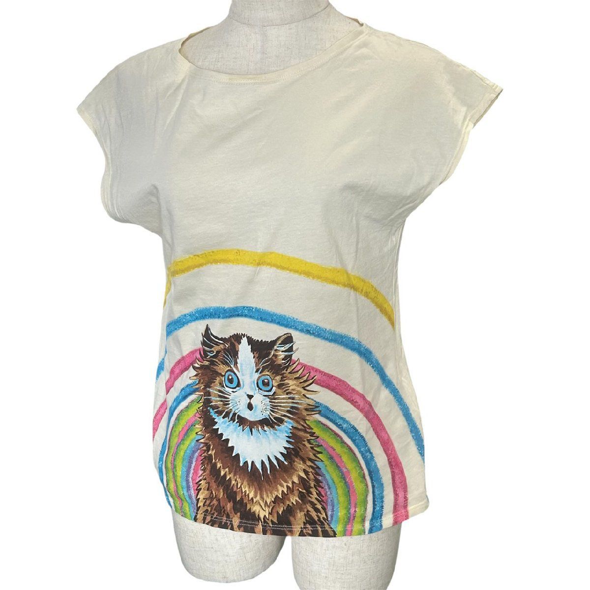 GUCCI|グッチ ルイ ウェイン 虹の中の猫 Tシャツ チルドレン サイズ表記 12 150|72 衣類 子ども キッズ