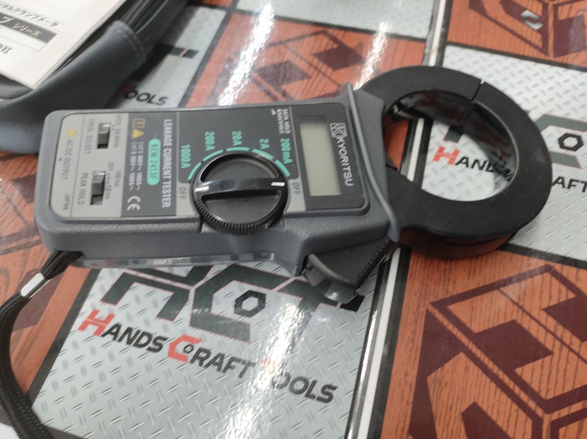 KEW2413F 漏洩電流測定用デジタルクランプメータ