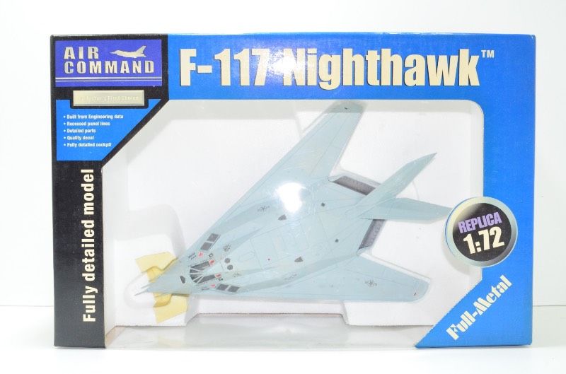 送料無料 サンスター Sun Star 1|72 F-117 ナイトホーク 戦闘機 ダイキャストモデル エアコマンド 19004