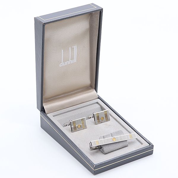 ダンヒル ネクタイピン カフリンクス リーガル 台座 セット dunhill ダンヒル ネクタイピン カフリンクスセット - メルカリ