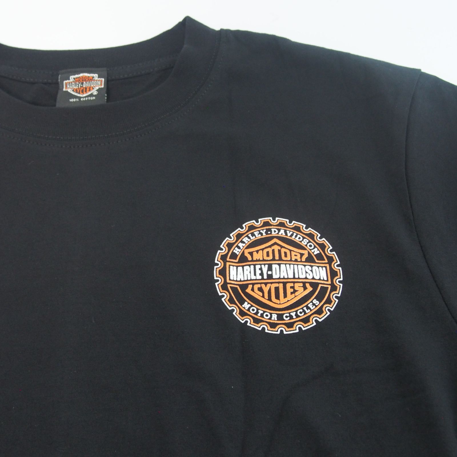 HARLEY-DAVIDSON 95周年Tシャツ　カットオフ　プリント　ブラック Harley-Davidson ブラック Tシャツ (カットオフ) - メルカリ