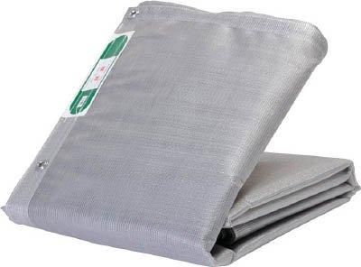 TRUSCO トラスコ中山 ストロングメッシュシート 3.6 mX 5.4 m グレー