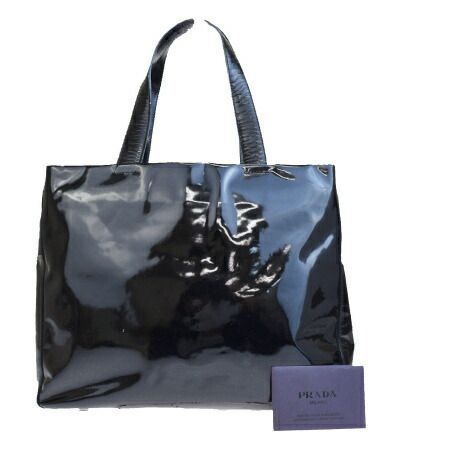 中古】 プラダ PRADA トートバッグ ハンドバッグ ブラック 中古】 プラダ PRADA トートバッグ ハンドバッグ ブラック