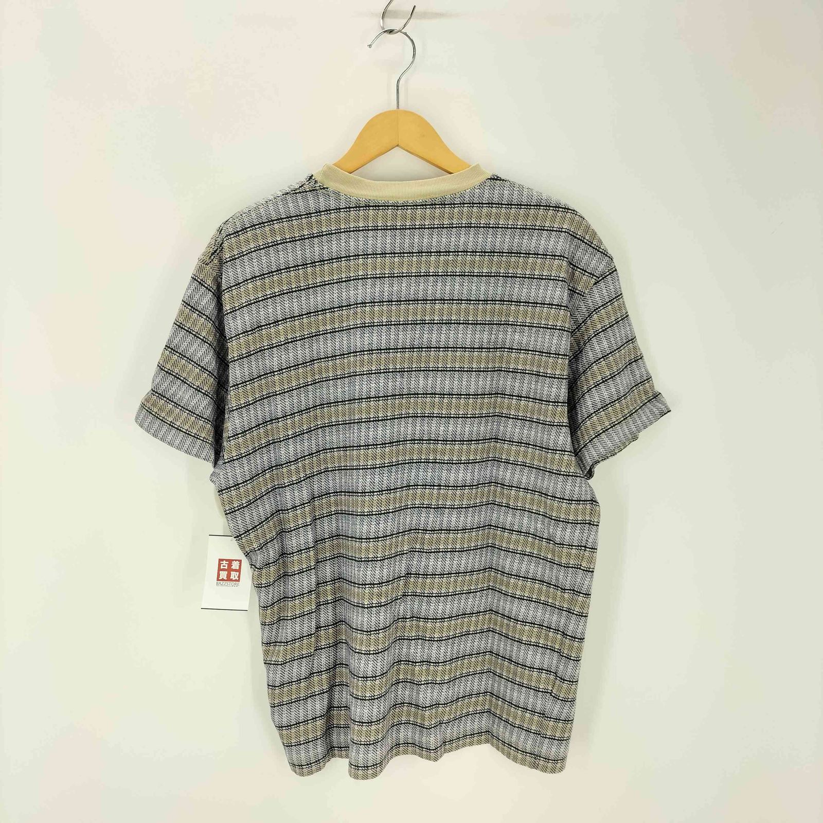 白タグ 90s ステューシー Stussy ボーダー ロングスリーブシャツ