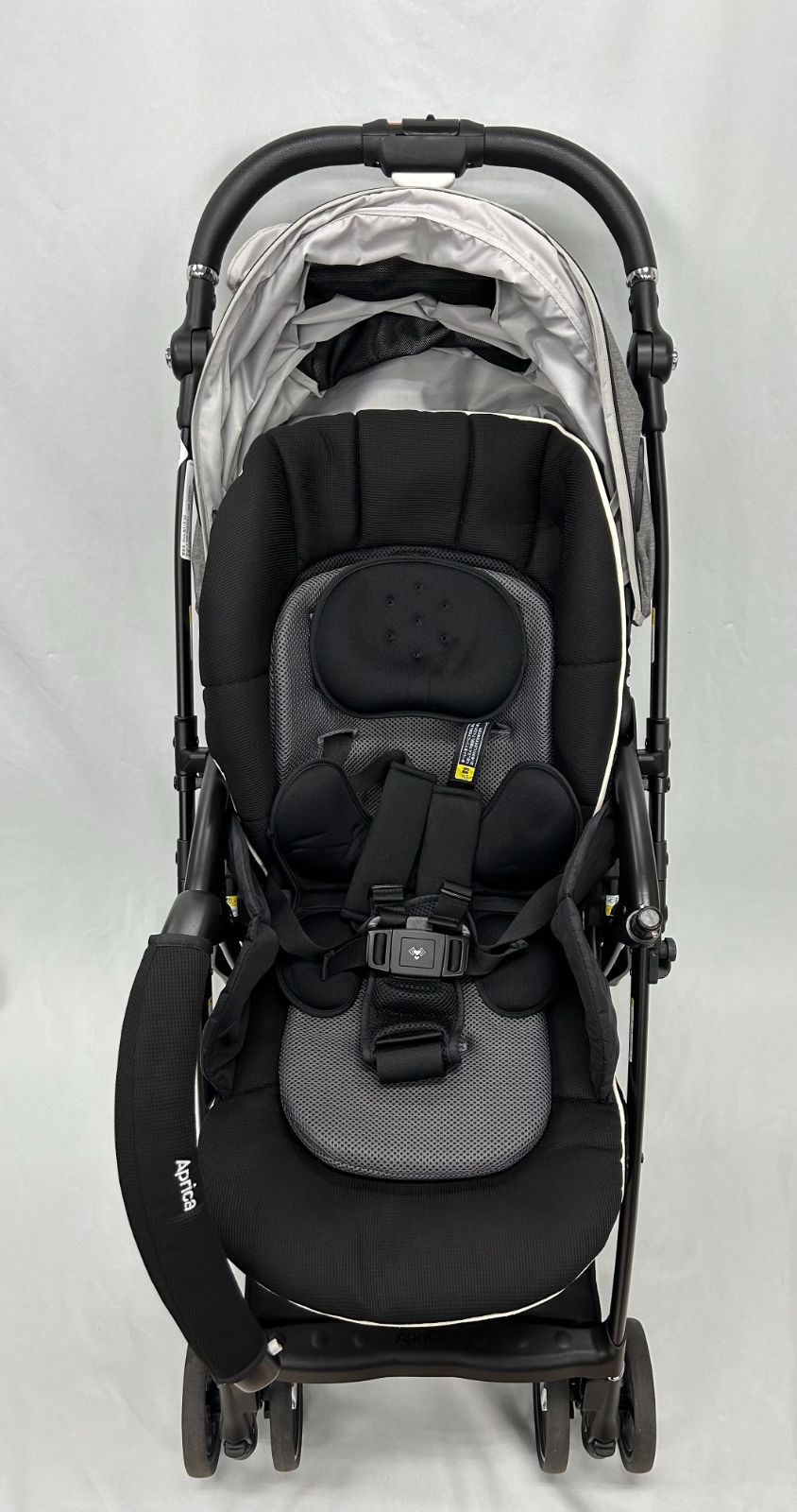 極美品】Apricaラクーナビッテクッション レザーハンドル ベビーカー