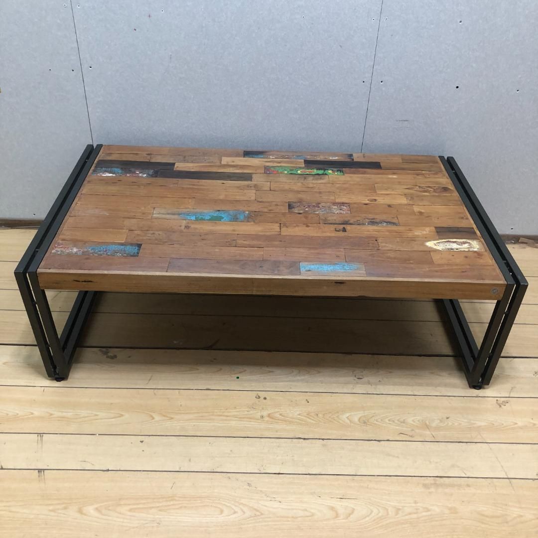 【d-Bodhi】ディーボディローテーブル 正規品】d-Bodhi ディーボディ ローテーブル 古材×スチール