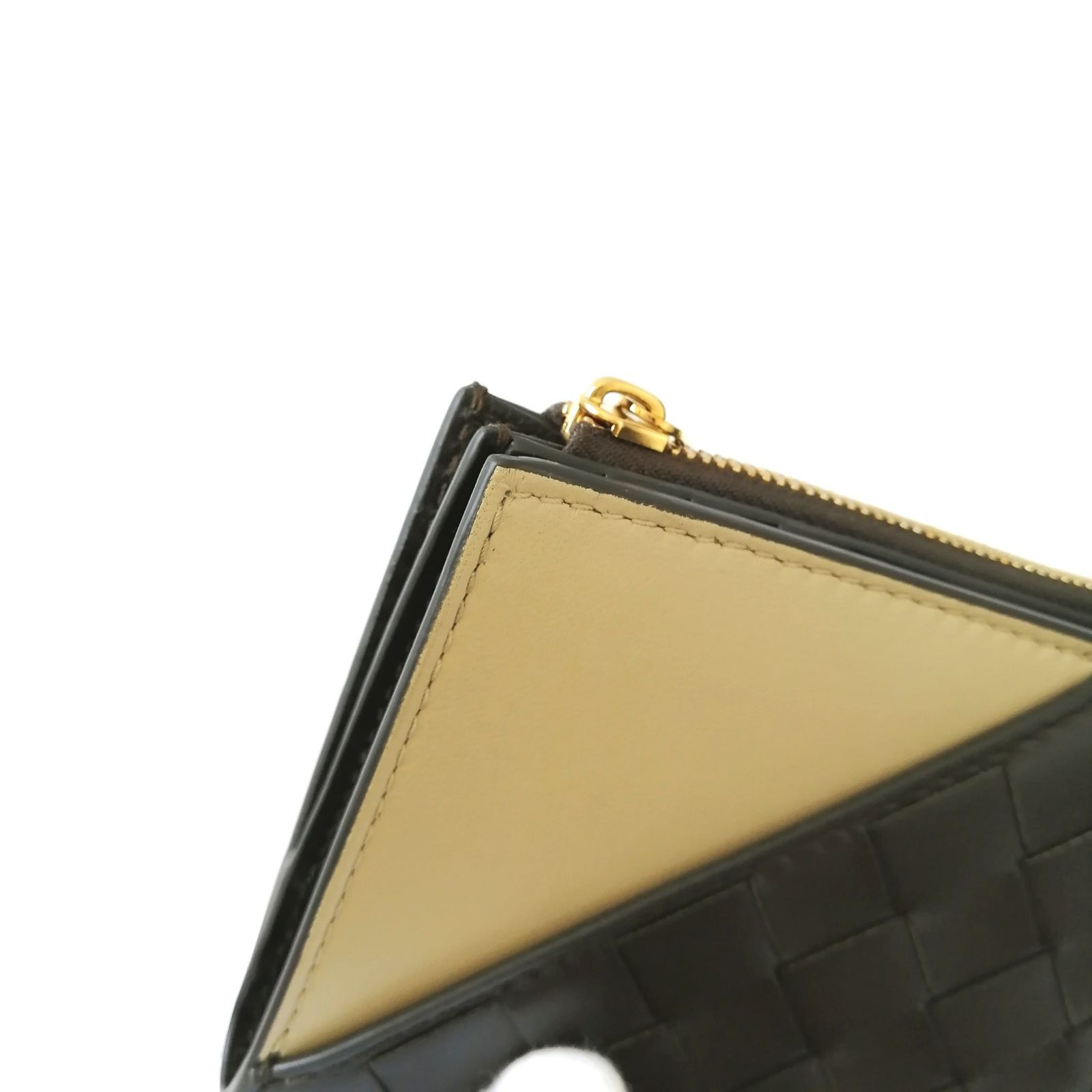 極美品 ボッテガヴェネタ BOTTEGA VENETA スモール 二つ折り