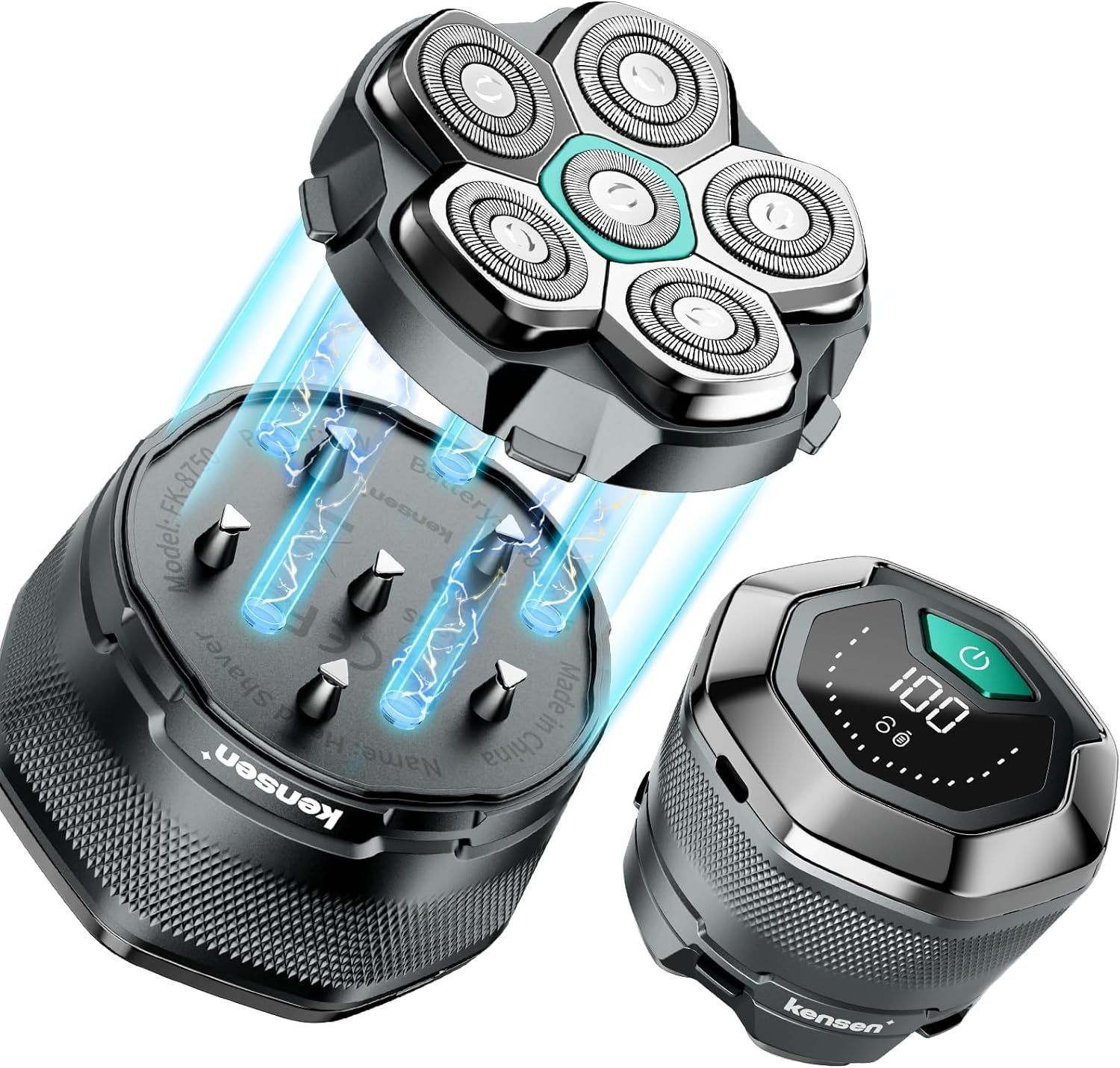 スキンヘッド用シェーバー 99枚刃 6Dスキンヘッド シェーバー