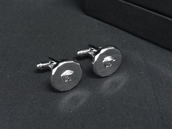 VERSACE ヴェルサーチ メデューサ カフス カフスボタン カフリンクス アクセサリー メンズ シルバー系 BN2935