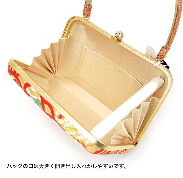 新品】LLサイズ 振袖用 厚底 草履バッグセット zb-013 西陣織