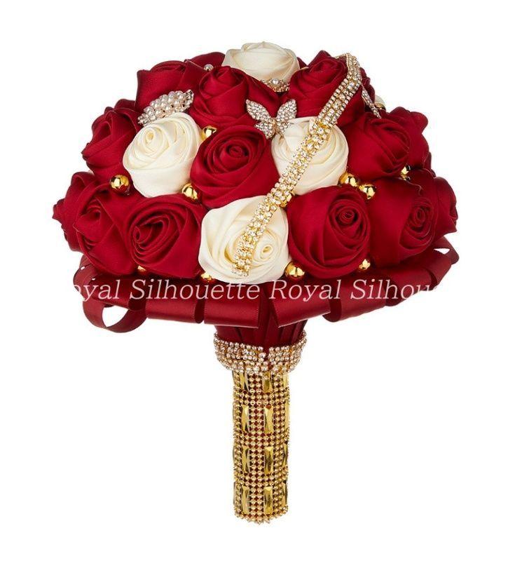 ブライダルブーケ ウェディングブーケ レッド 赤 ウェディング ブーケ シック ガーデンウェディング 前撮り 二次会 披露宴 海外挙式 お洒落 豪華 可愛い フラワー 花嫁 造花 花束 ガーリー 結婚式