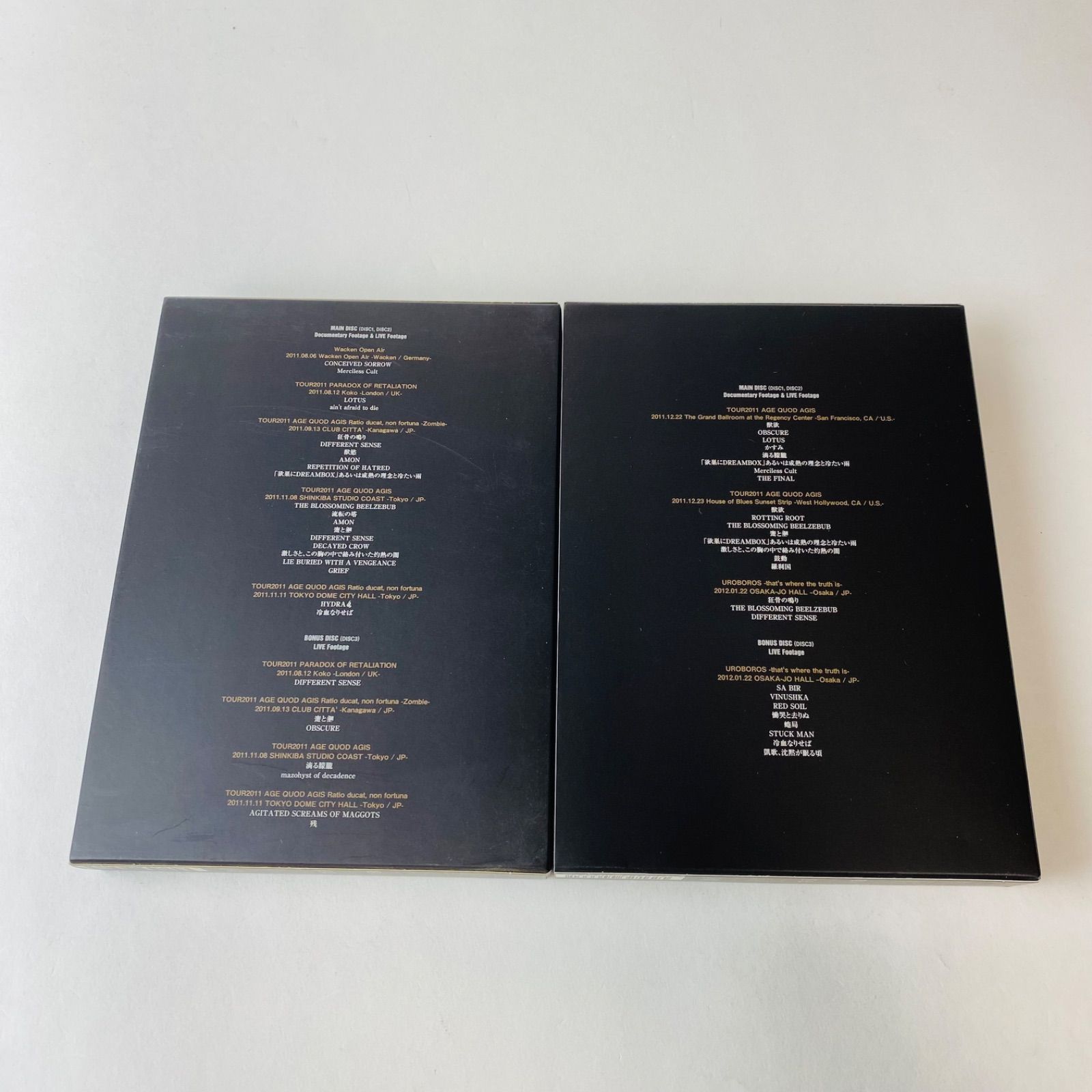 DIRENGREY初回盤AGE QUOD AGIS VOL.1・2 Amazon.com: Dir En Grey - Tour2011 Age Quod Agis Vol.1