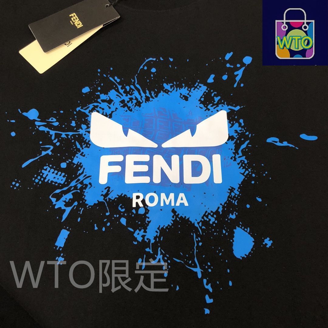 本日限定WTO】FENDI 春夏 ロゴプリントTシャツ[本日WTO|新品未