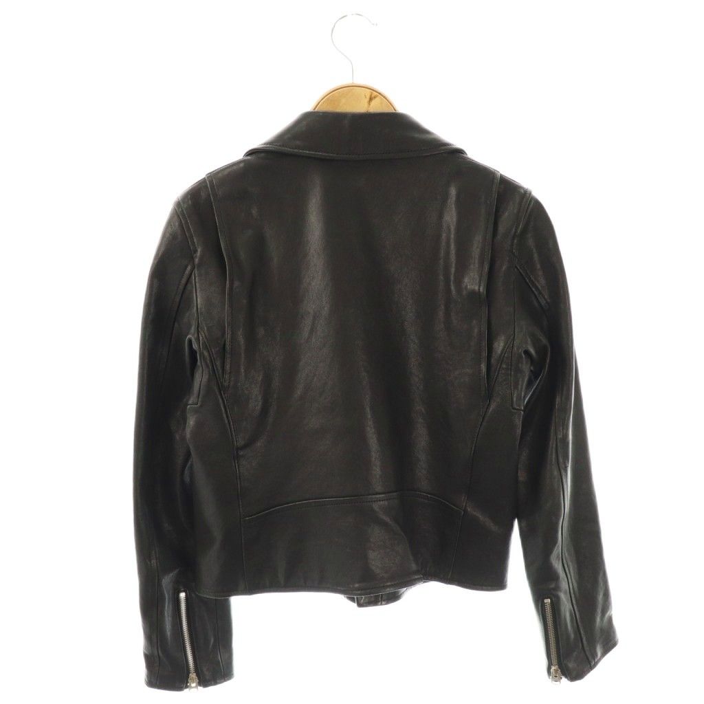 ビューティフルピープル beautiful people キッズ ラムレザーダブルライダースジャケット ブルゾン 羊革 150 ブラック |ES OS