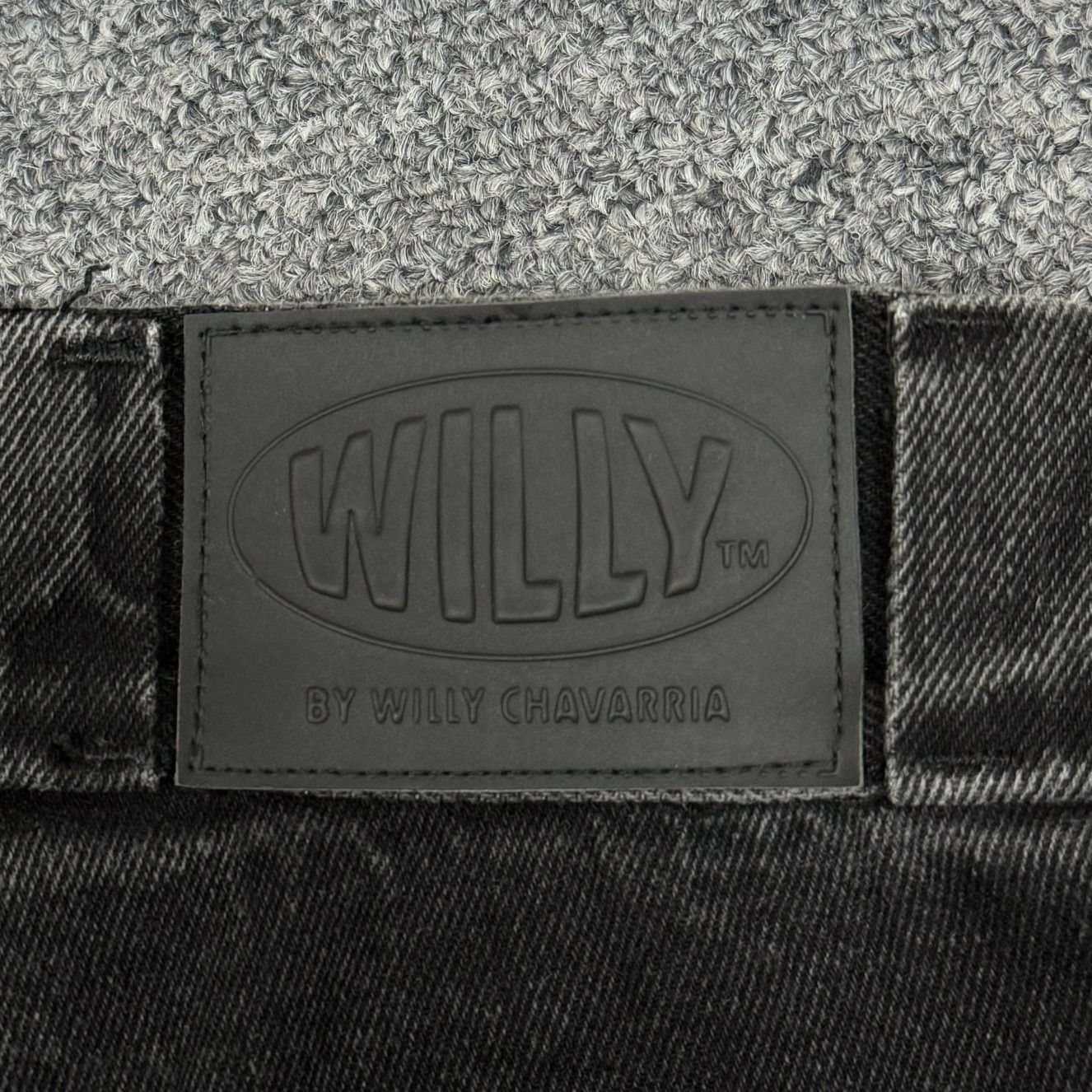 定価42900円 WILLY CHAVARRIA DENIM LAYERED PANTS レイヤード デニム 