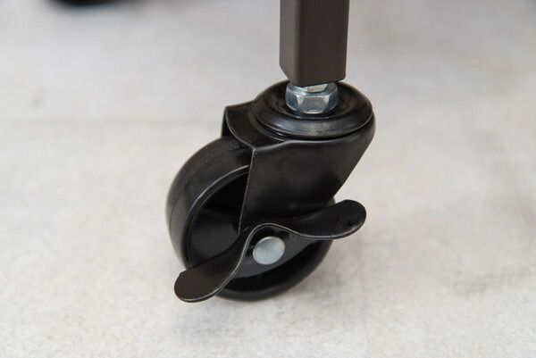 ３段ランドリーラック ダークブラウン