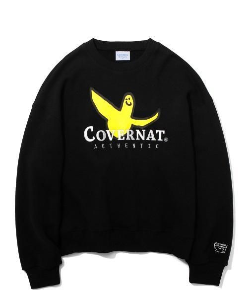 【雷市場（ポンジャン）商品韓国直送】COVERNAT(カバーナット) x Mark Gonzales(マークゴンザレス) パーカー 黒 L サイズ