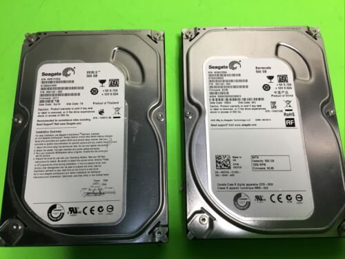 (2 個ロット) Seagate 500GB HDD 7.2K 6Gb/s SFF 2.5