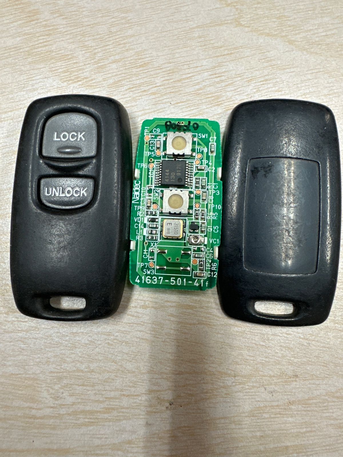MZ5849 マツダ 41637-501-41 純正 キーレス リモコン 2ボタン RX