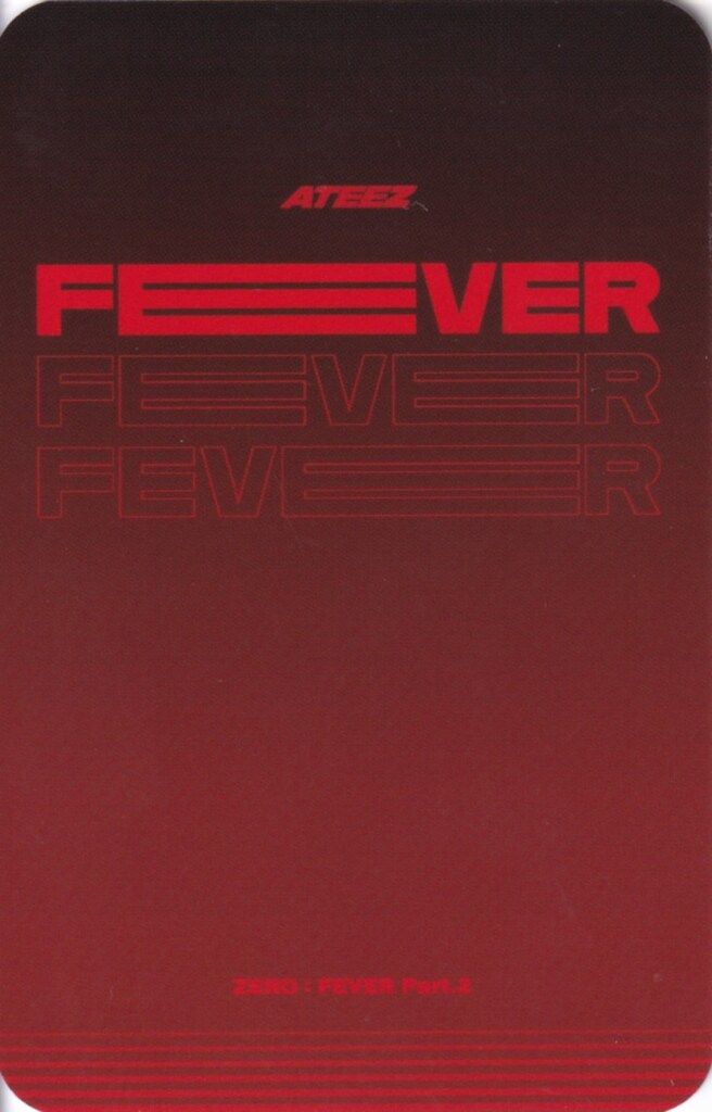 ATEEZ ZERO:FEVER Part.2 SAN/YEO SANG トレーディングカード ATEEZ