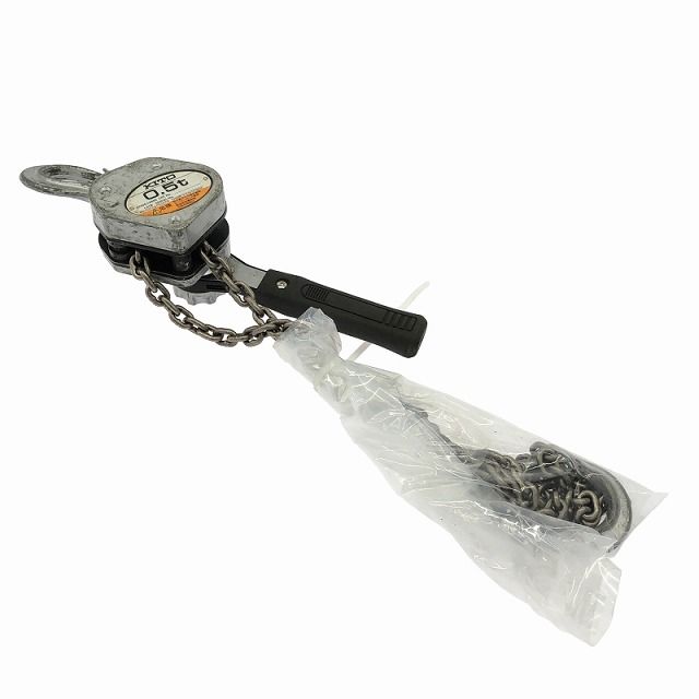 未使用★KITO キトー LX005 レバーブロック 0.5t 500kg×1.2m : キトー(KITO) レバーブロックLX形 500kg x 1.2m LX005