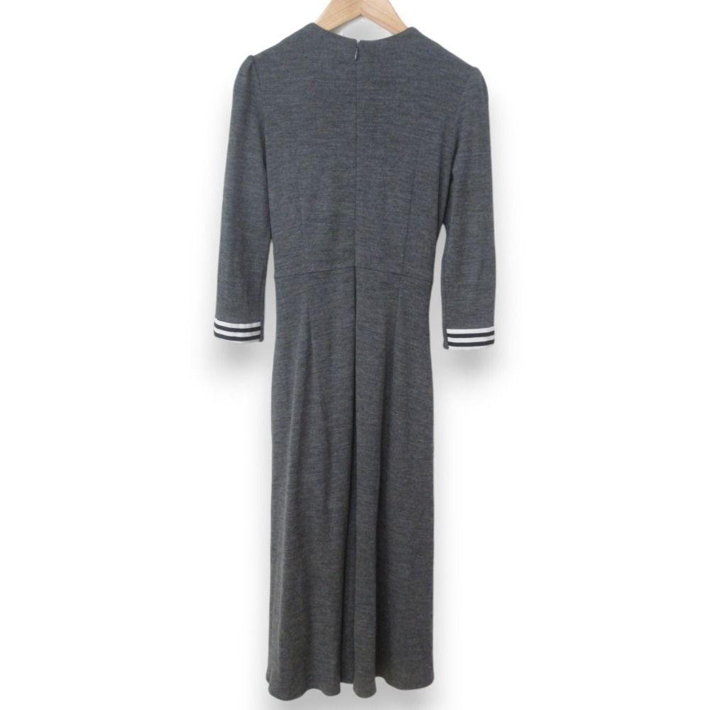 ボーダーズアットバルコニー セール グレーパールワンピース